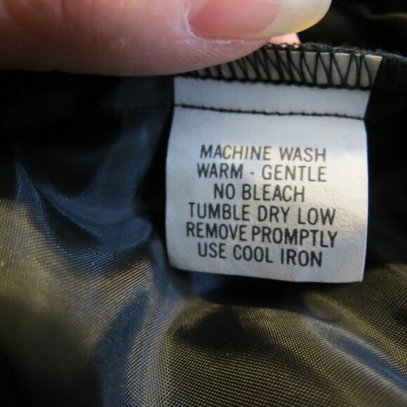 NWT Caron Black Knit Dress Long Sleeve Tiered Size 14 - Picture 11 of 11